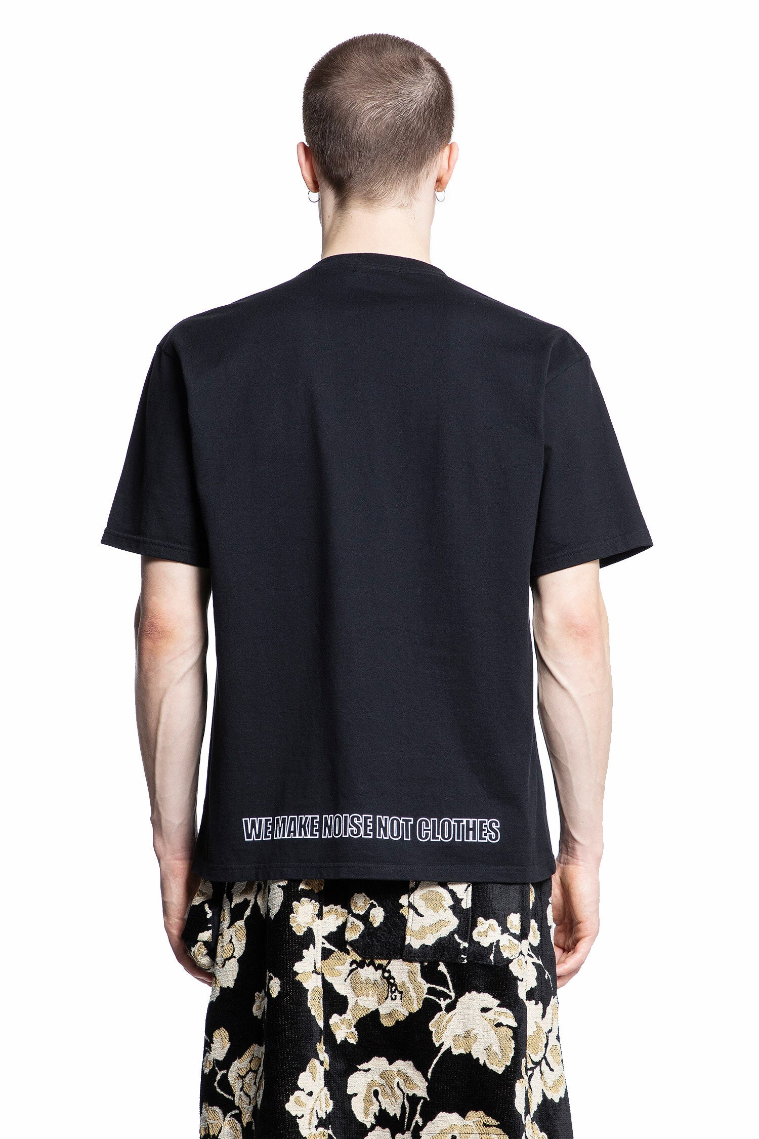 UNDERCOVER MAN BLACK T-SHIRTS