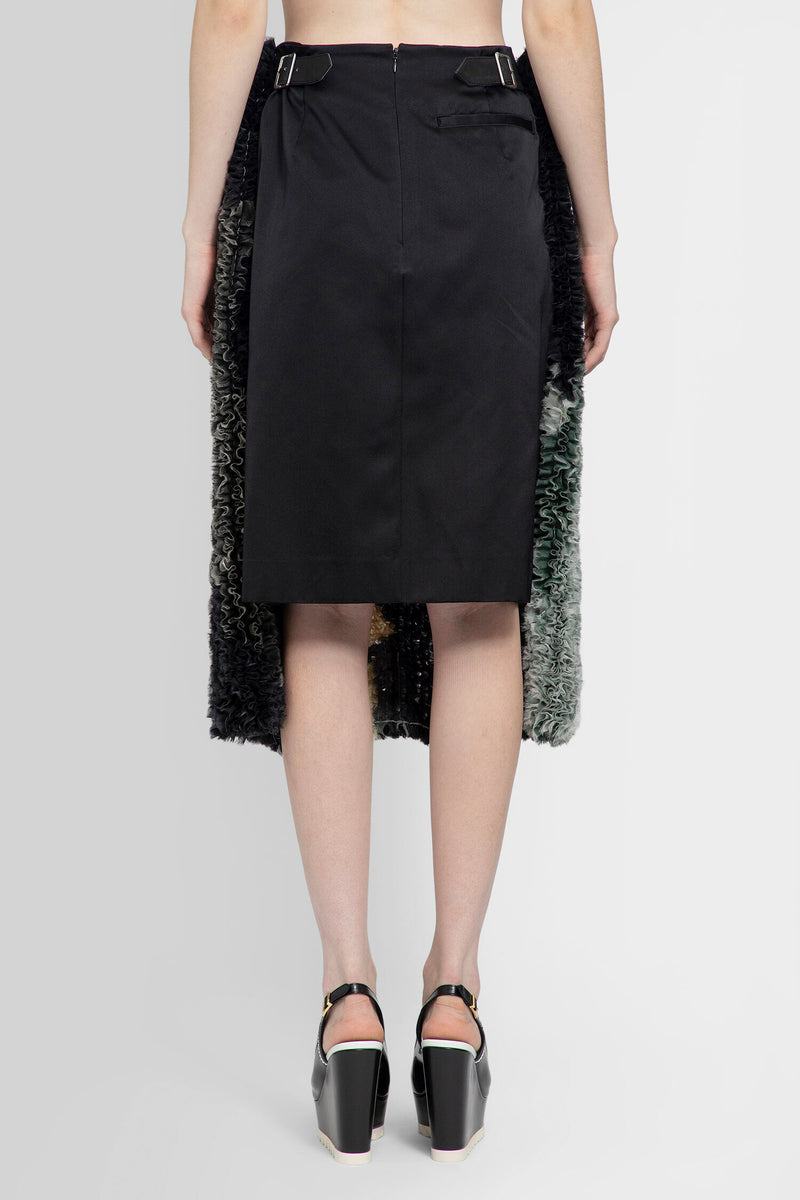 UNDERCOVER WOMAN BLACK SKIRTS