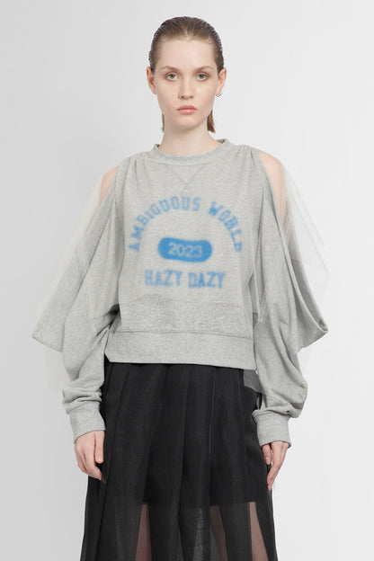 Antonioli UNDERCOVER WOMAN GREY SWEATSHIRTS