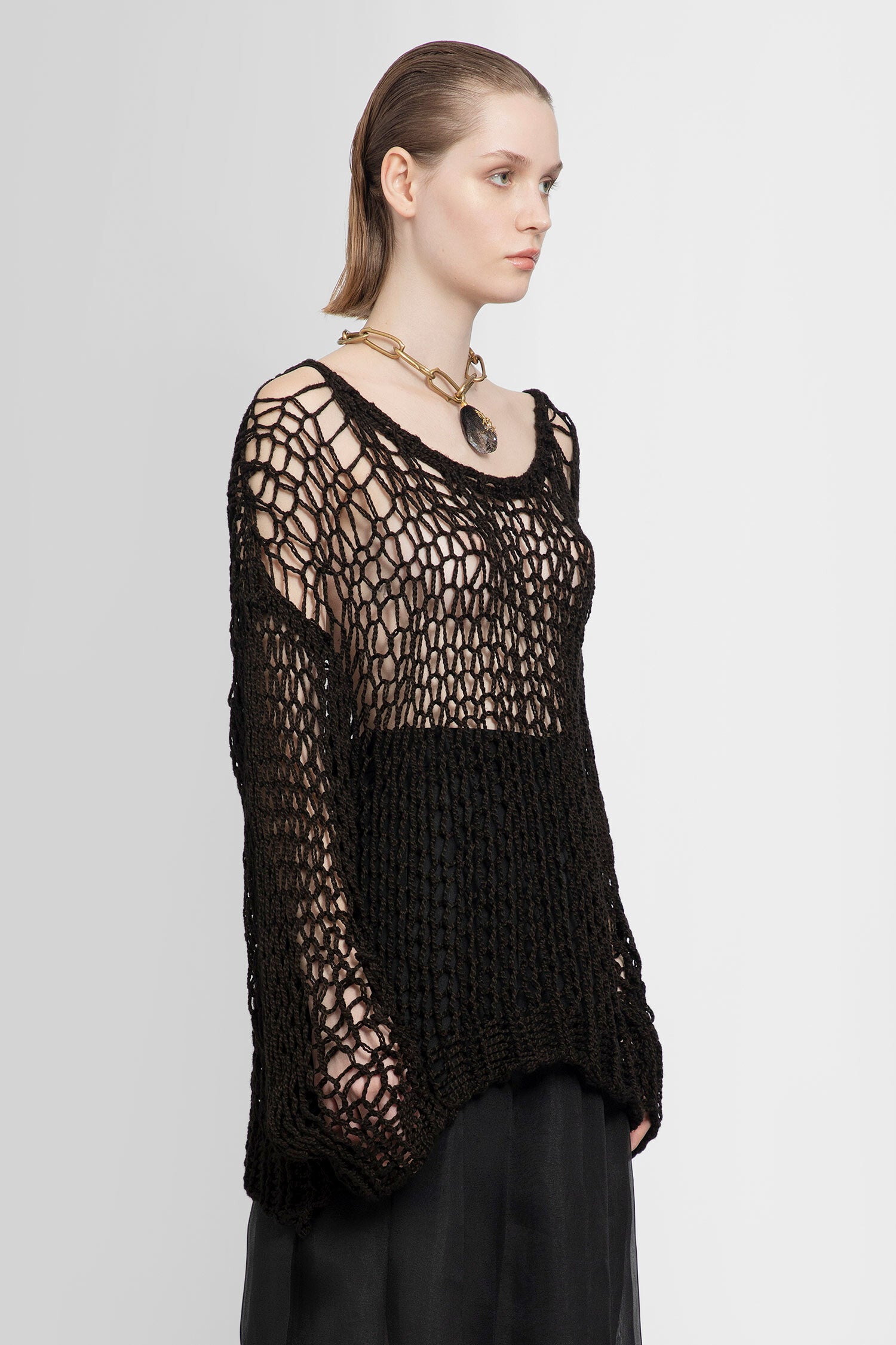 UNDERCOVER WOMAN BLACK KNITWEAR