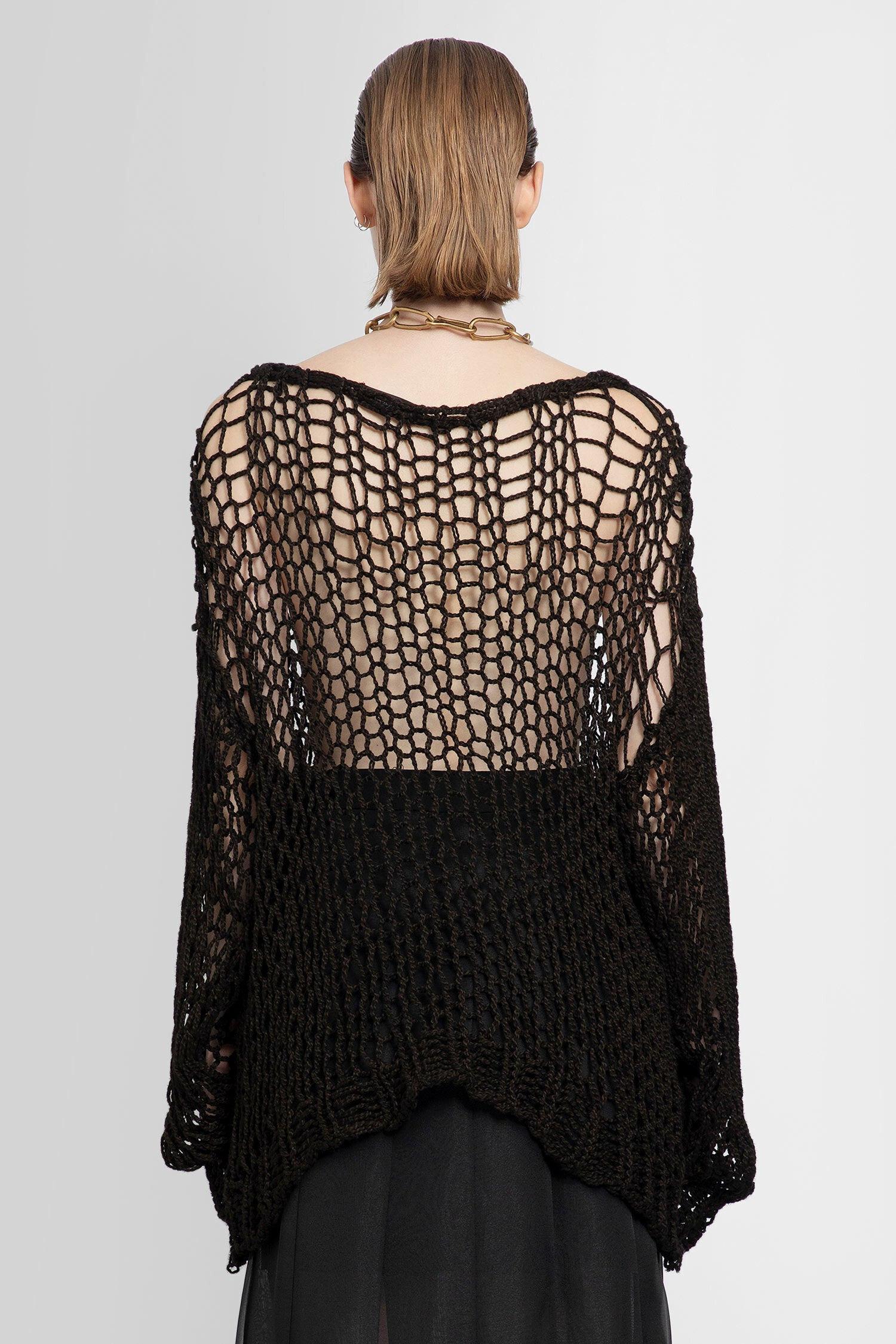 UNDERCOVER WOMAN BLACK KNITWEAR