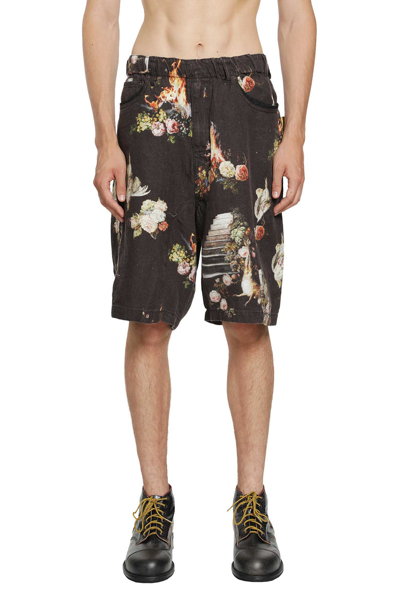 UNDERCOVER Linen Shorts man