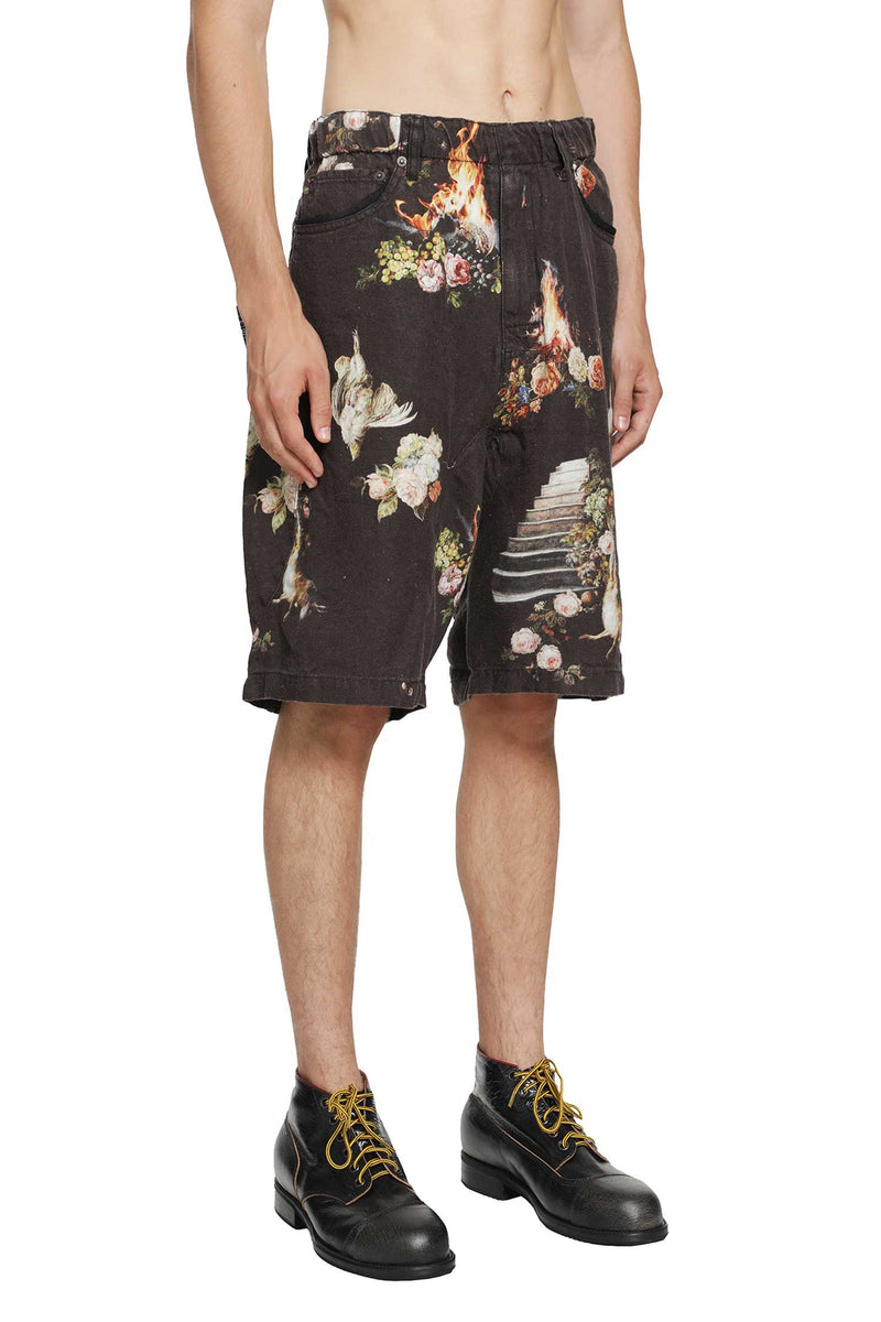 UNDERCOVER Linen Shorts man