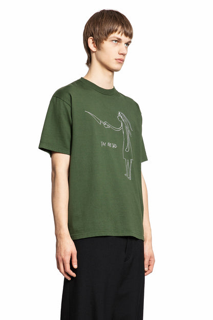 UNDERCOVER MAN GREEN T-SHIRTS & TANK TOPS