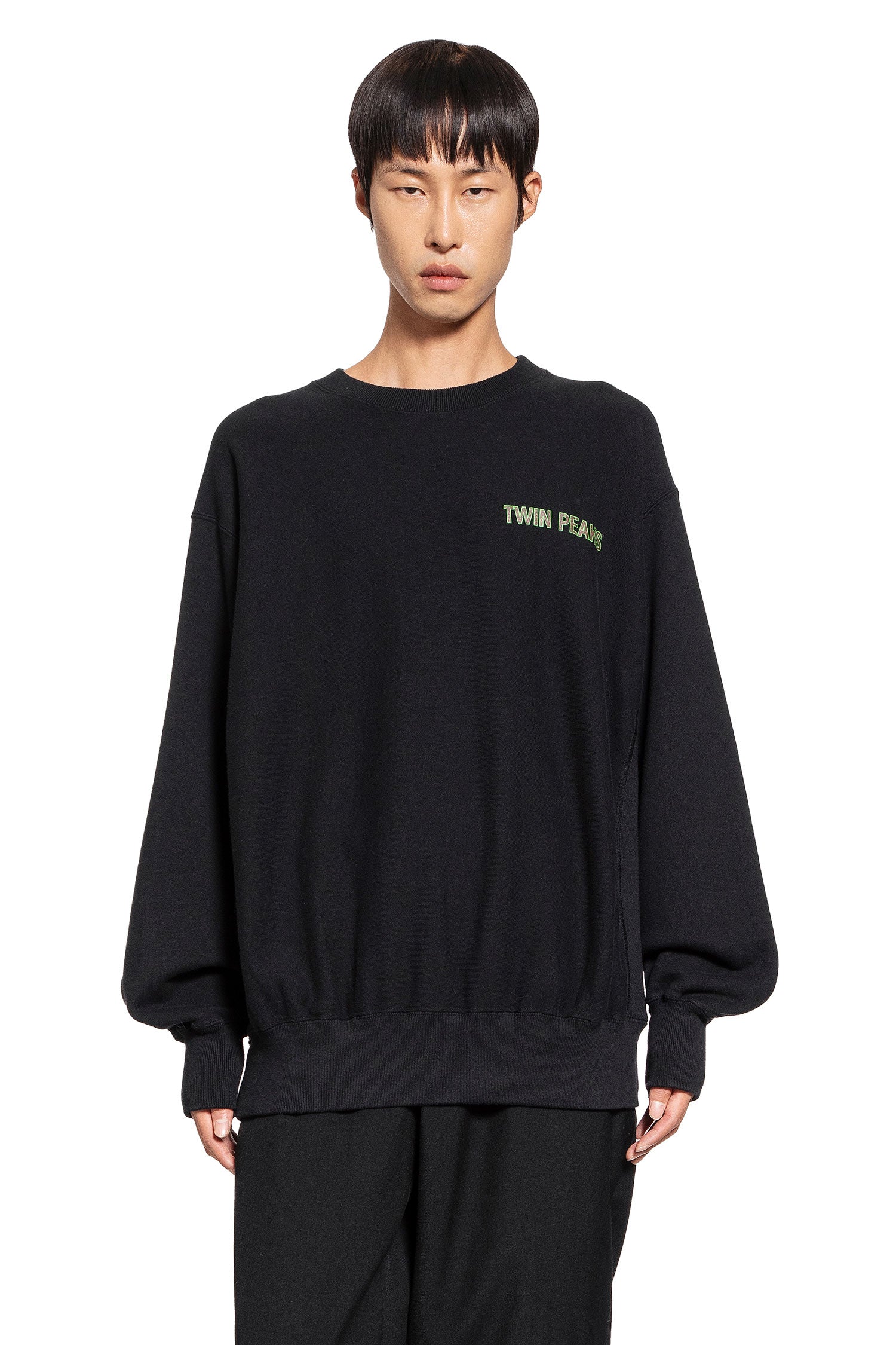 UNDERCOVER MAN BLACK SWEATSHIRTS