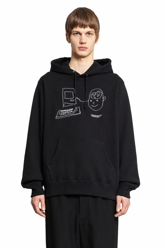 UNDERCOVER MAN BLACK SWEATSHIRTS