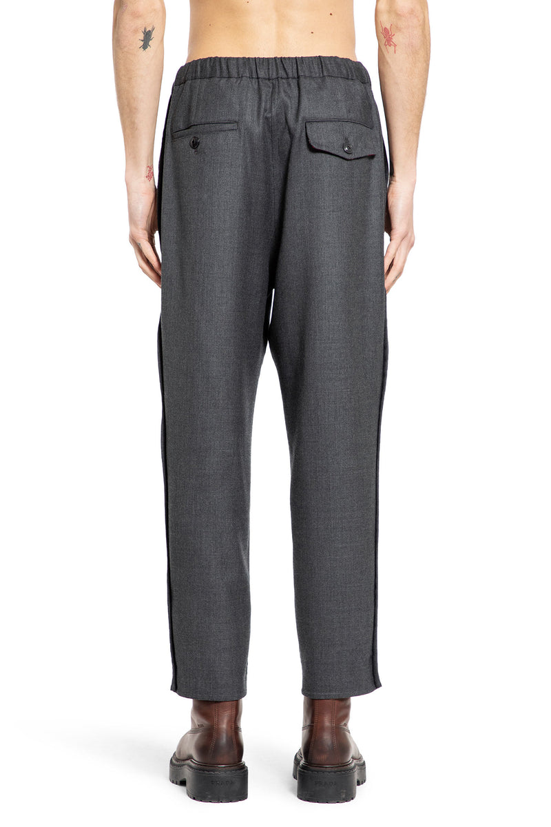 Cropped Cotton Trousers