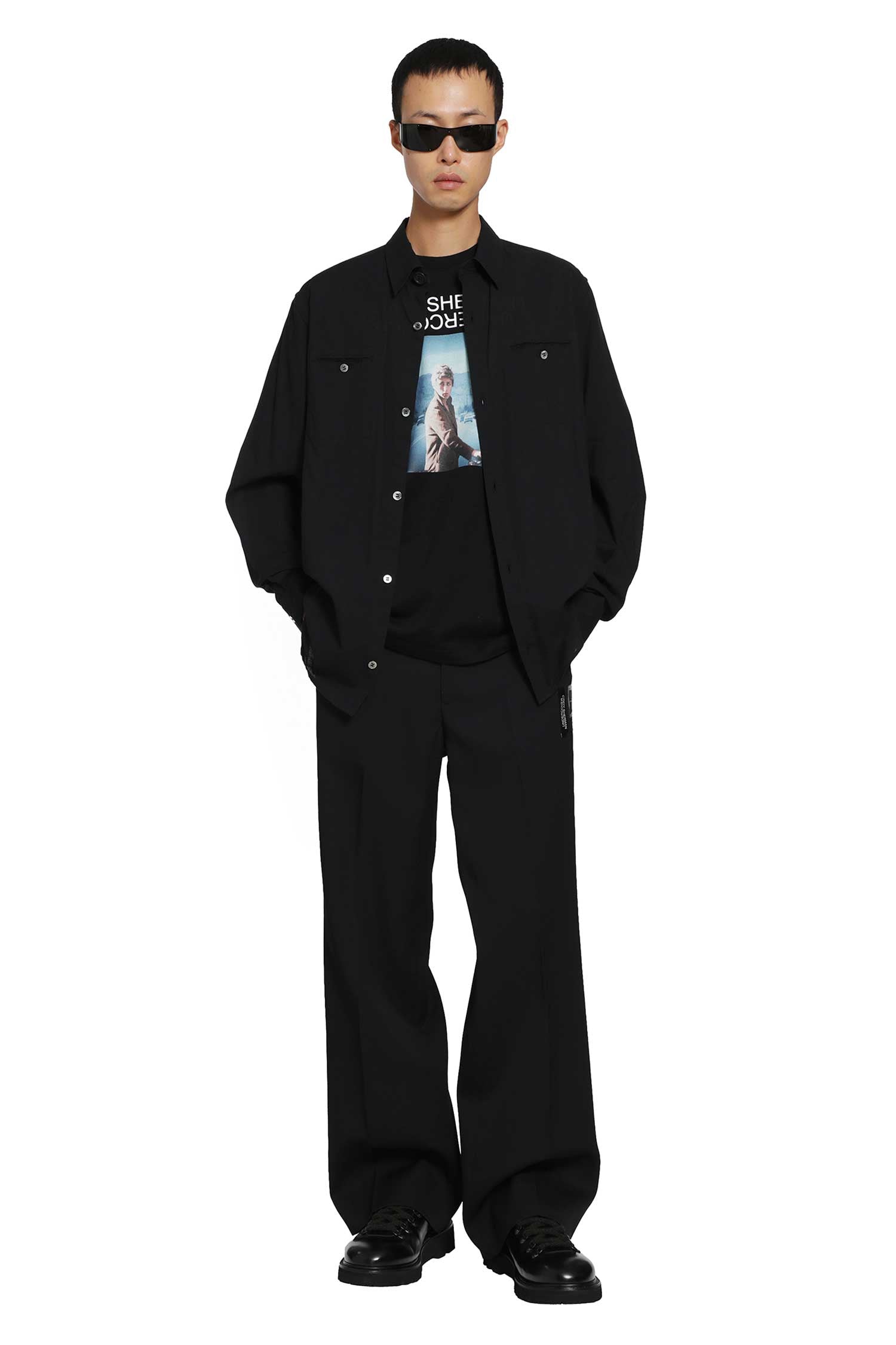 UNDERCOVER Cotton Gauze Shirt man