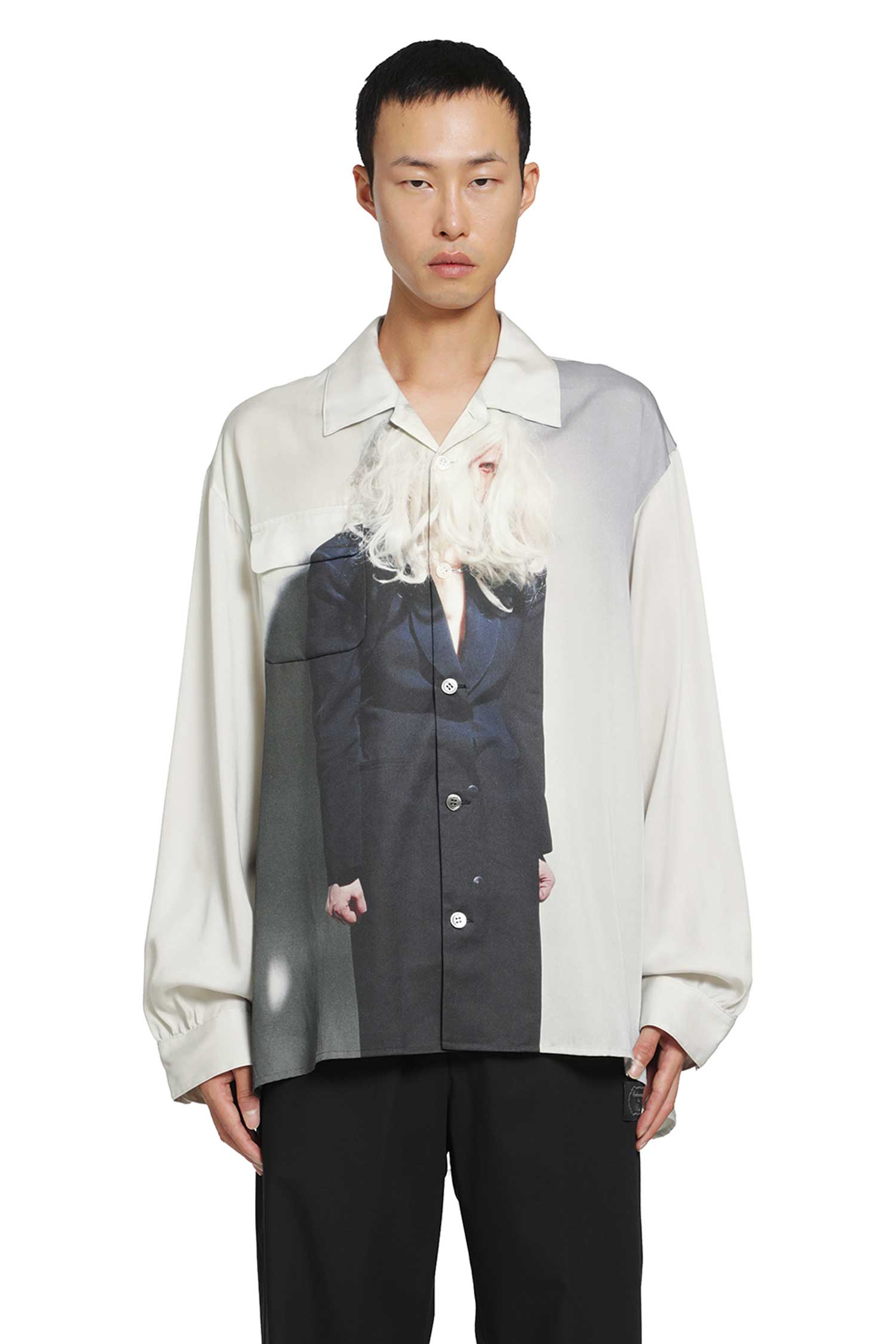 UNDERCOVER Cindy Sherman Rayon Shirt man