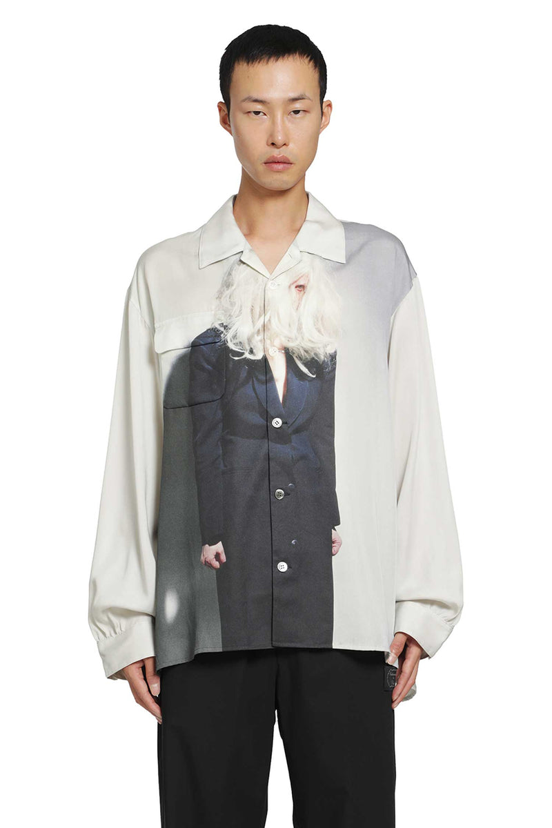 UNDERCOVER Cindy Sherman Rayon Shirt man