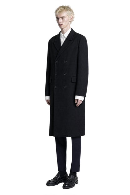 Double-Breasted Wool Coat