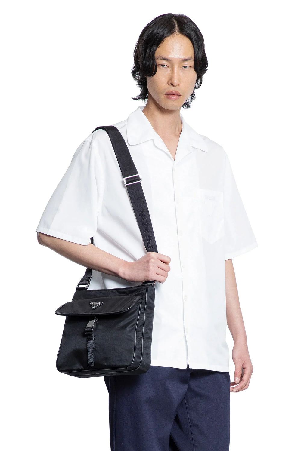 PRADA Cotton Bowling Shirt man