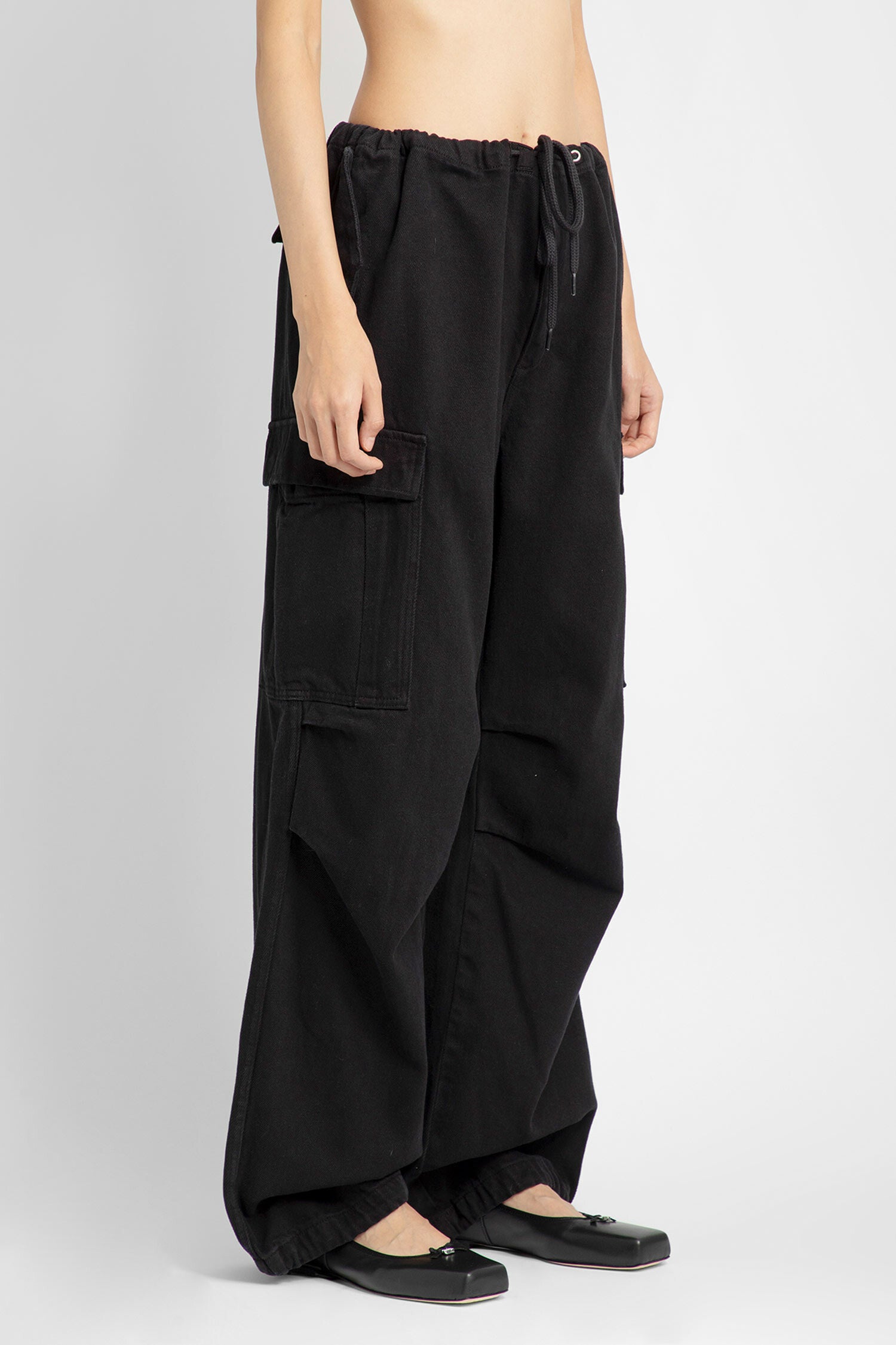 ALEXANDER WANG WOMAN BLACK TROUSERS