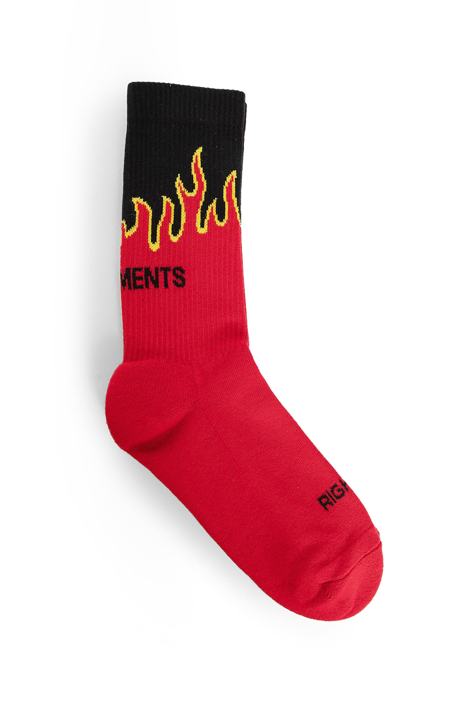 VETEMENTS MAN RED SOCKS