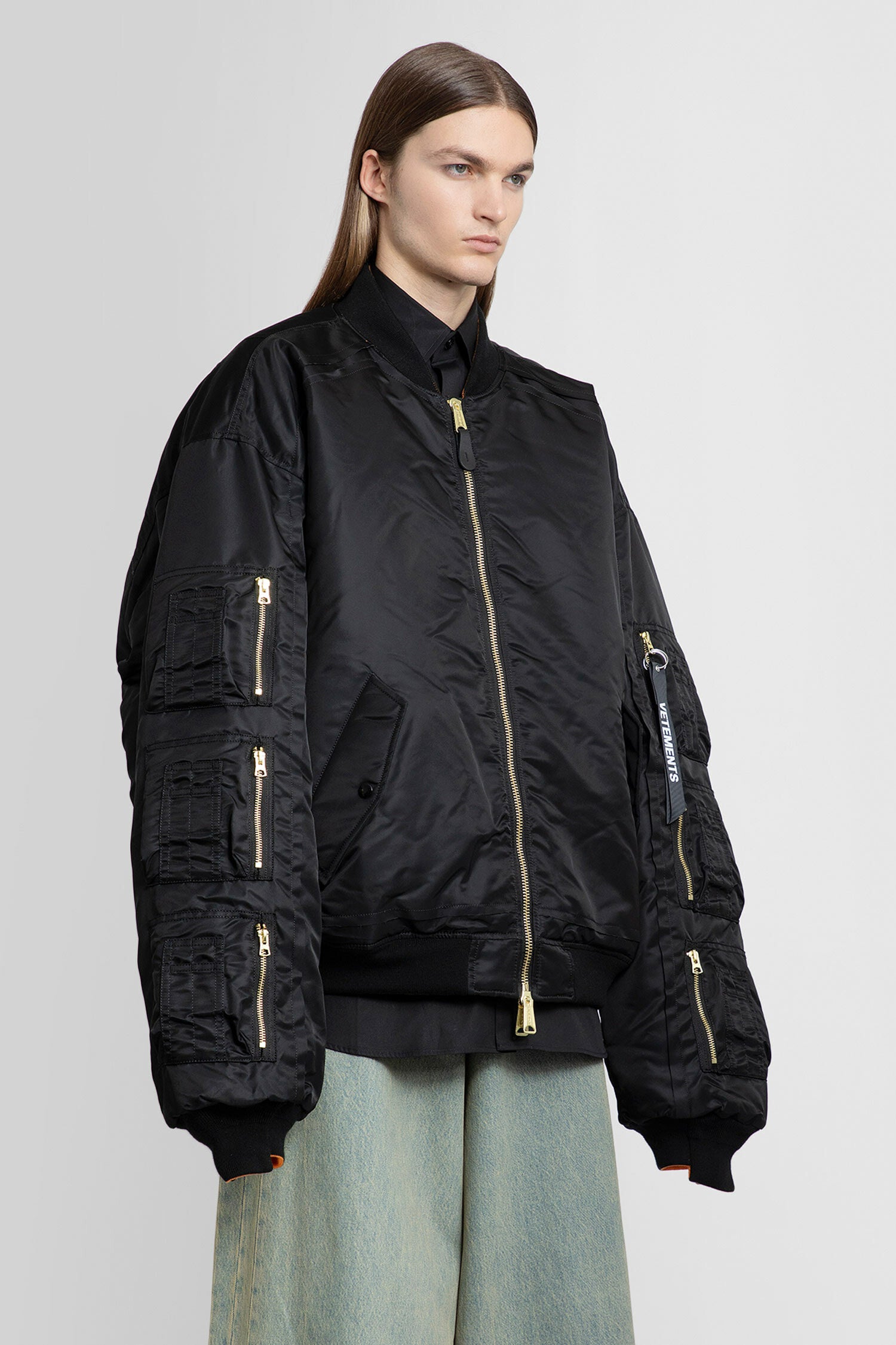 VETEMENTS MAN BLACK JACKETS