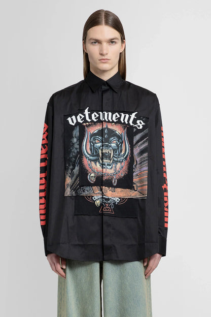 Antonioli VETEMENTS MAN BLACK SHIRTS