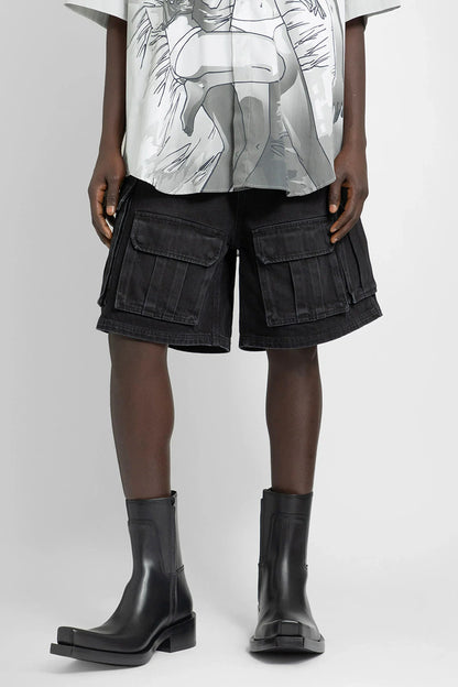 Antonioli VETEMENTS MAN BLACK SHORTS & SKIRTS
