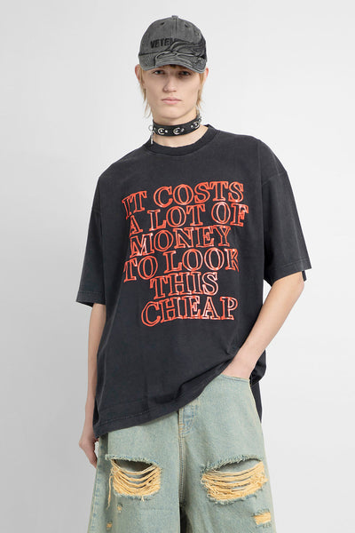 VETEMENTS MAN BLACK T-SHIRTS - VETEMENTS - T-SHIRTS | Antonioli