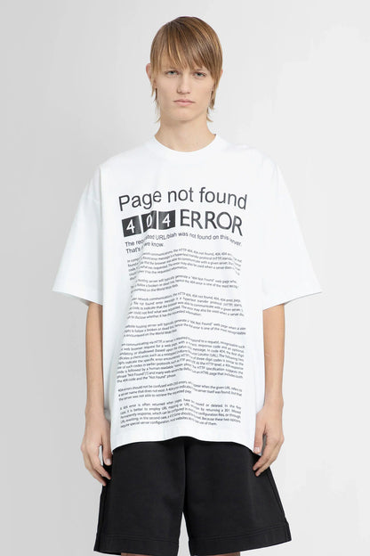 Antonioli VETEMENTS MAN WHITE T-SHIRTS & TANK TOPS