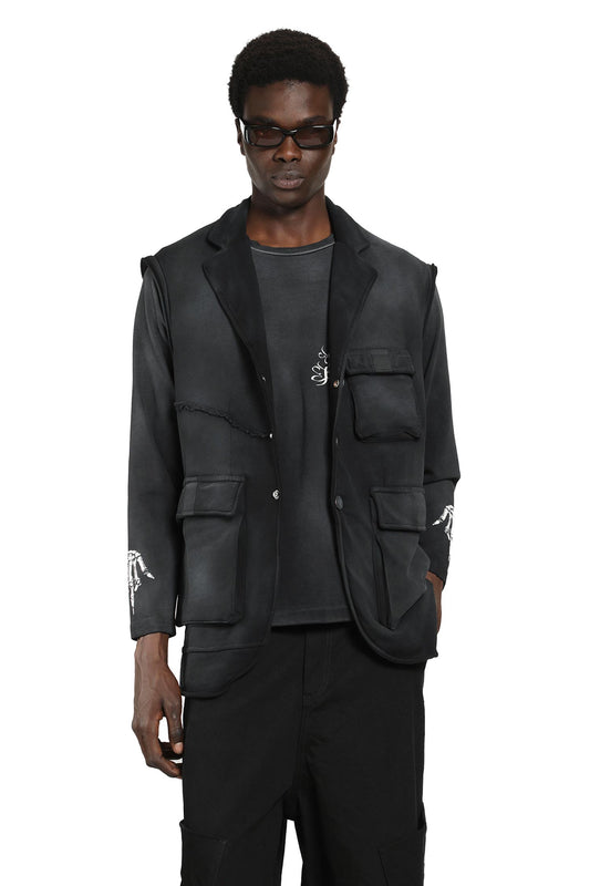 Washed Jersey Waistcoat