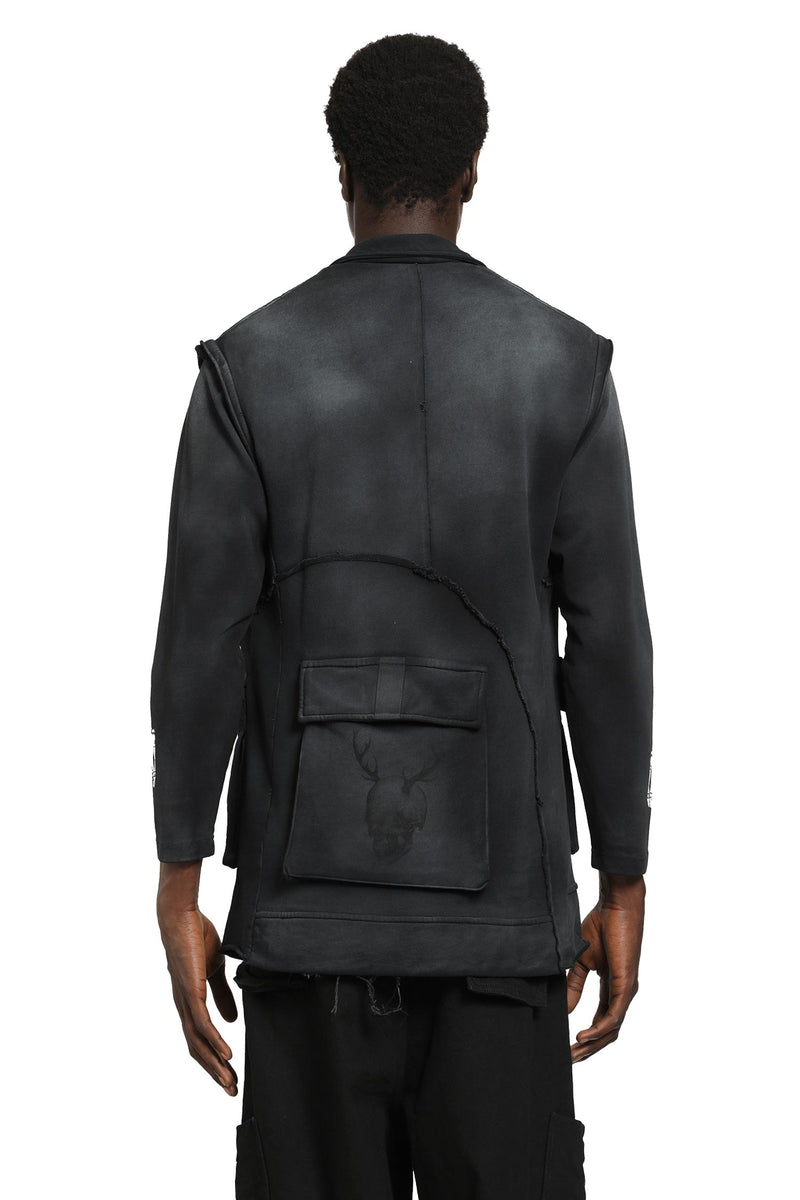 MASSIMO SABBADIN Washed Jersey Waistcoat man