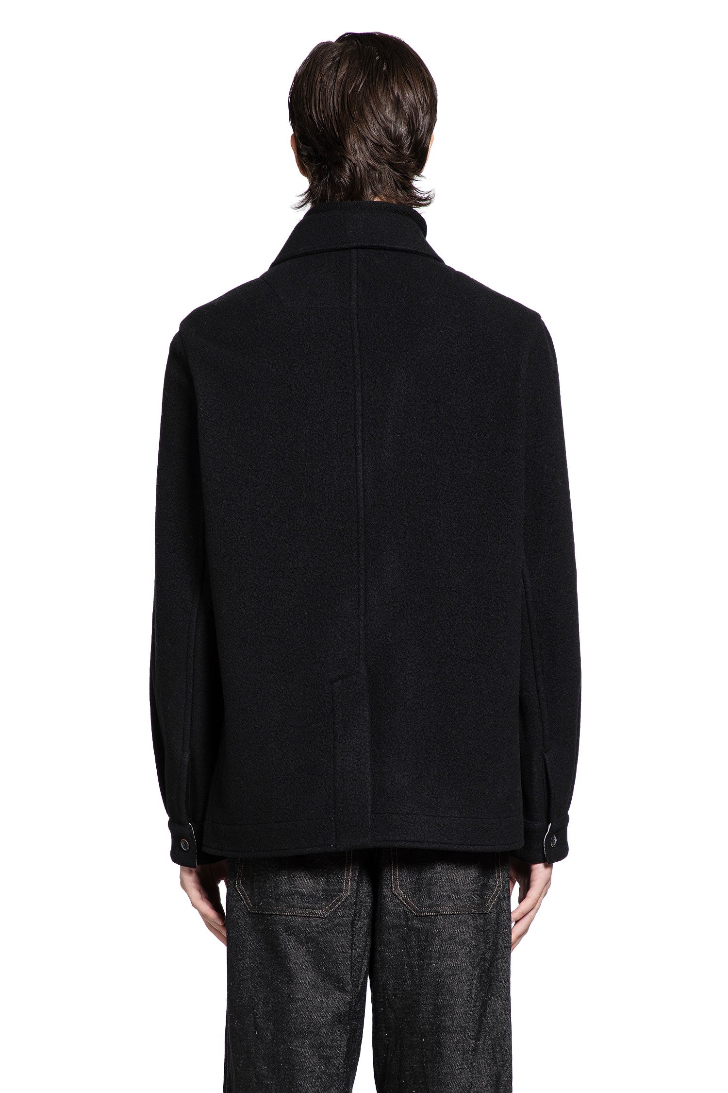 FORME D'EXPRESSION MAN BLACK JACKETS