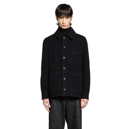 FORME D'EXPRESSION MAN BLACK JACKETS