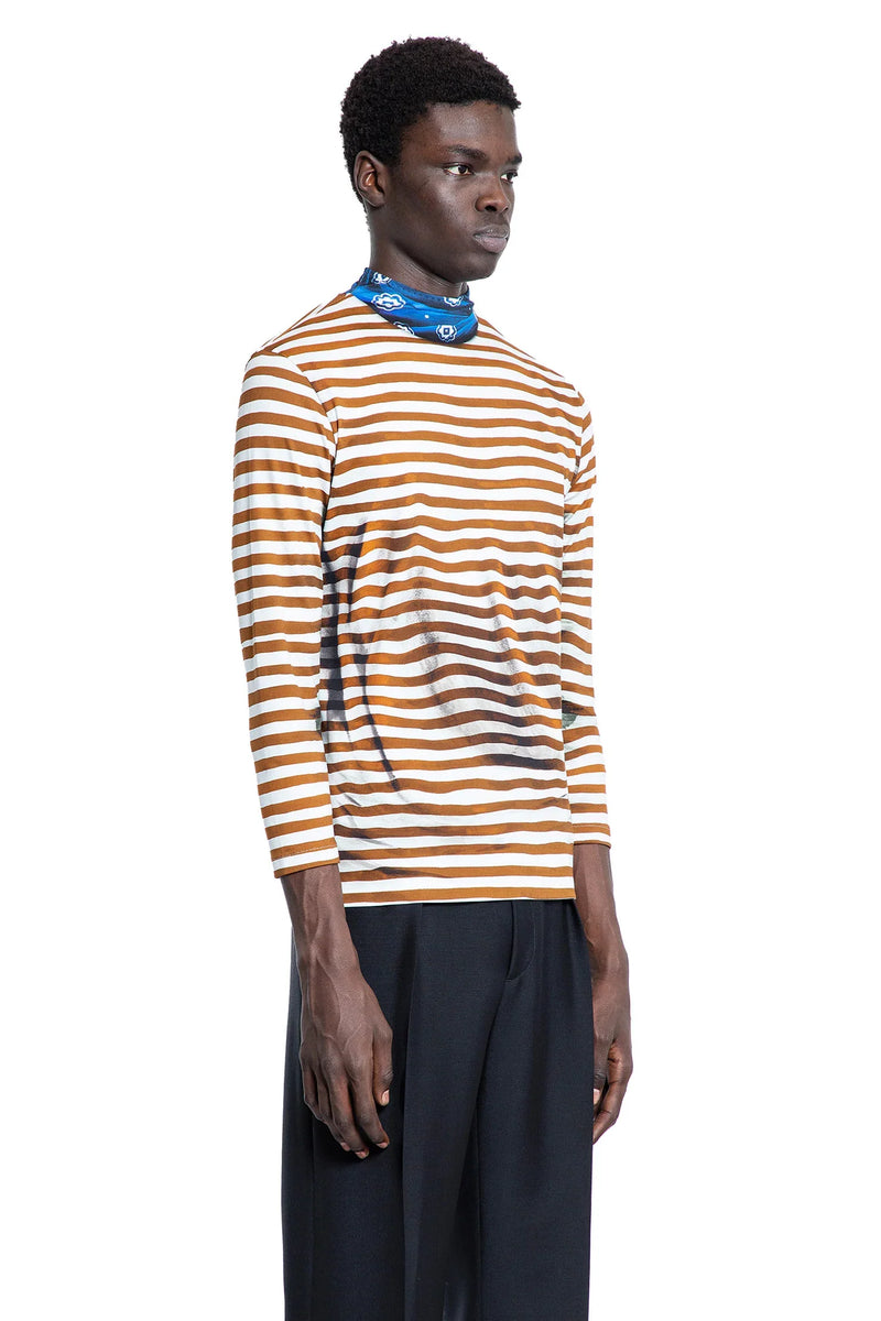Cotton Turtleneck Long Sleeve T-Shirt - Antonioli.eu