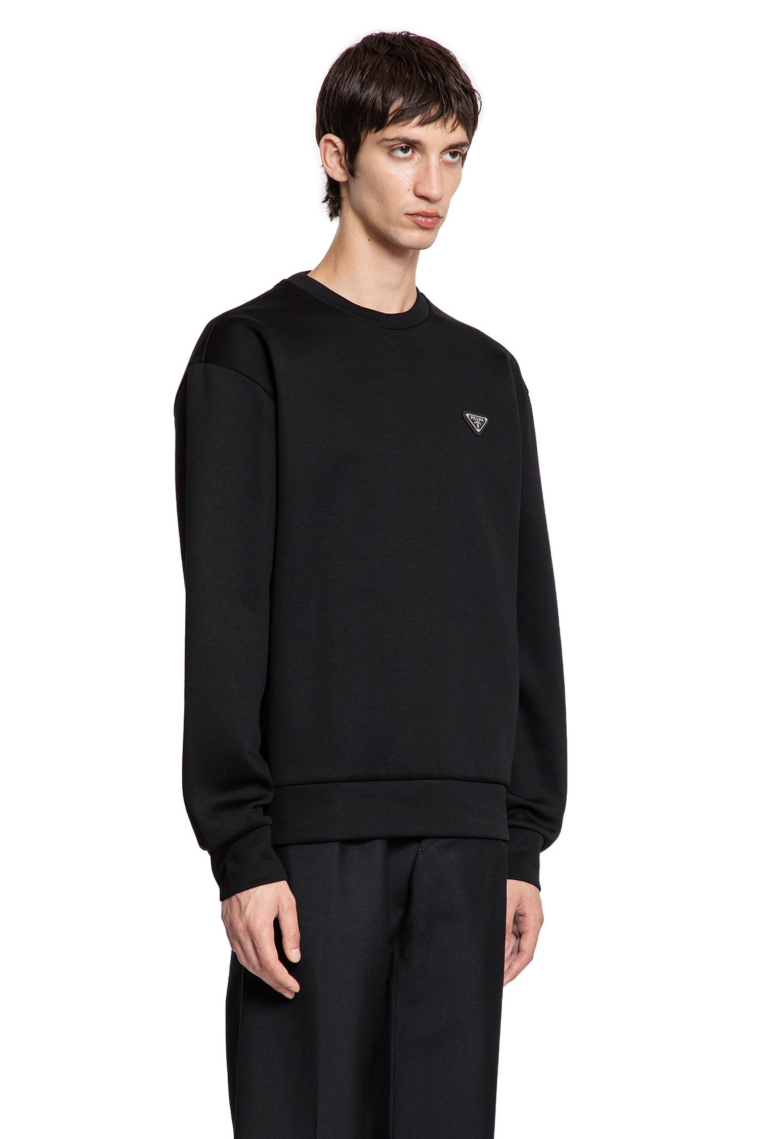 Technical cotton sweatshirt