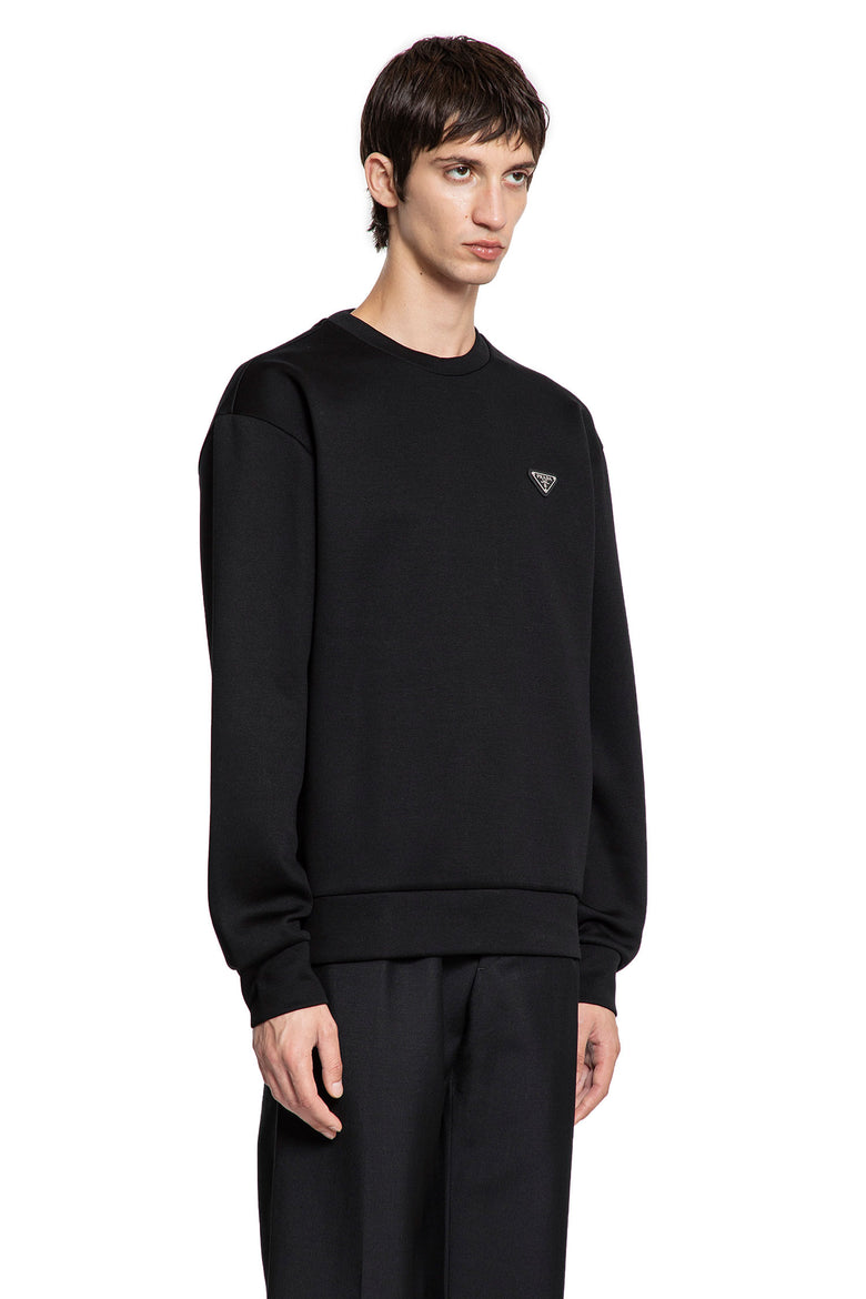 Technical cotton sweatshirt