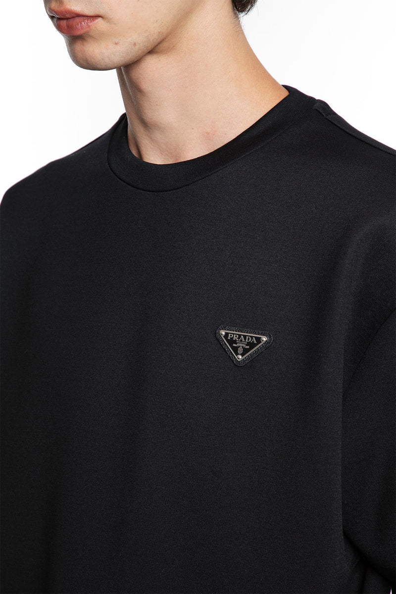 PRADA Technical cotton sweatshirt man