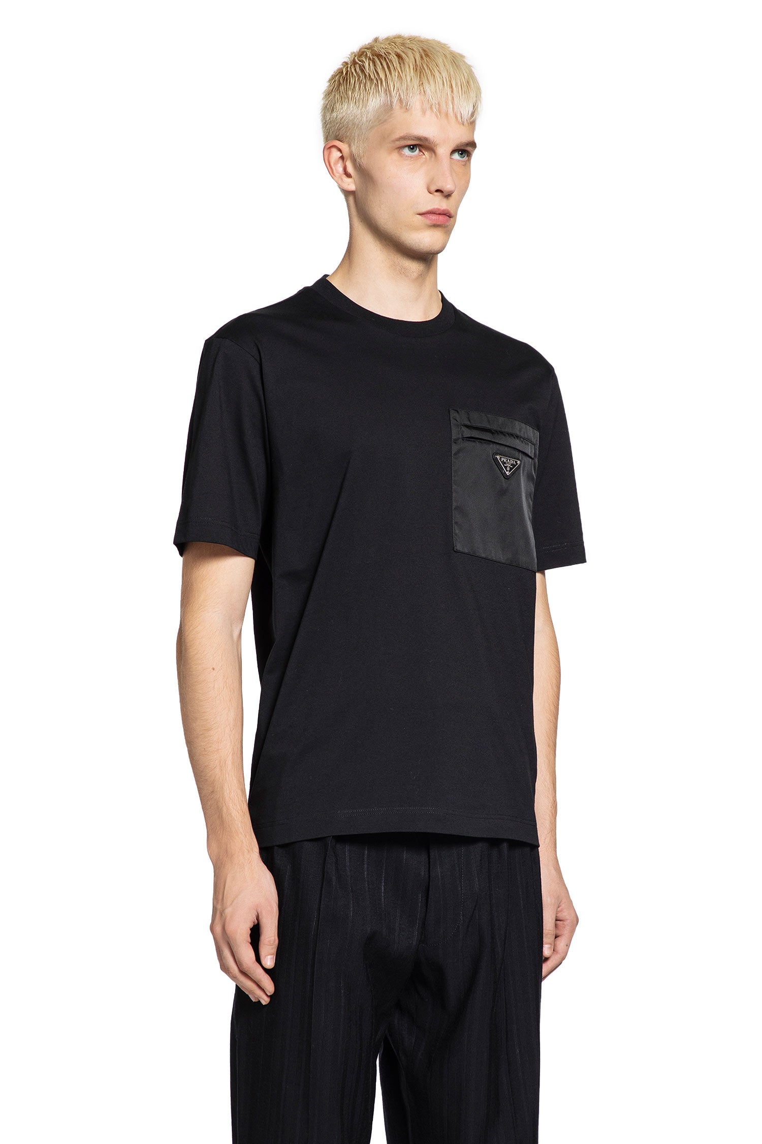 Re-Nylon and Jersey T-shirt