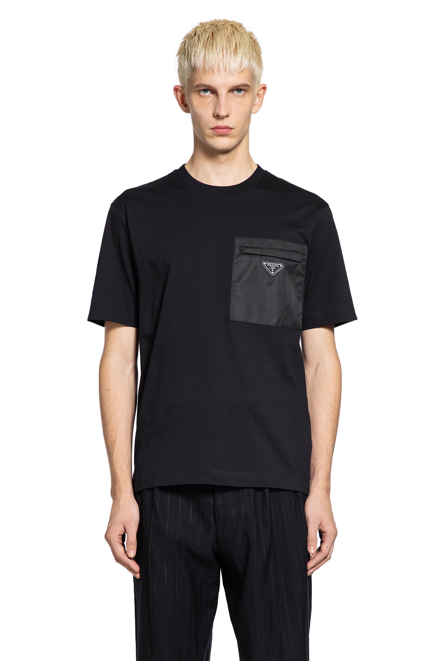 Re-Nylon and Jersey T-shirt