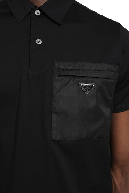 Cotton and Re-Nylon Polo Shirt