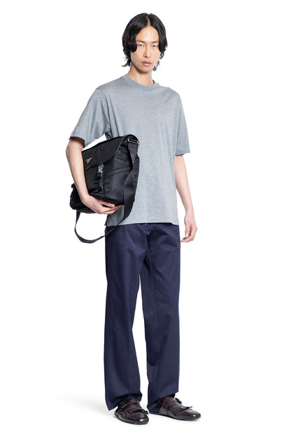 PRADA MAN GREY T-SHIRTS & TANK TOPS