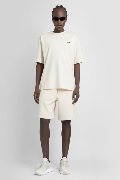 PRADA MAN OFF-WHITE SHORTS & SKIRTS