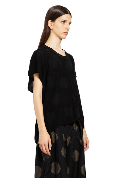 UMA WANG WOMAN BLACK TOPS