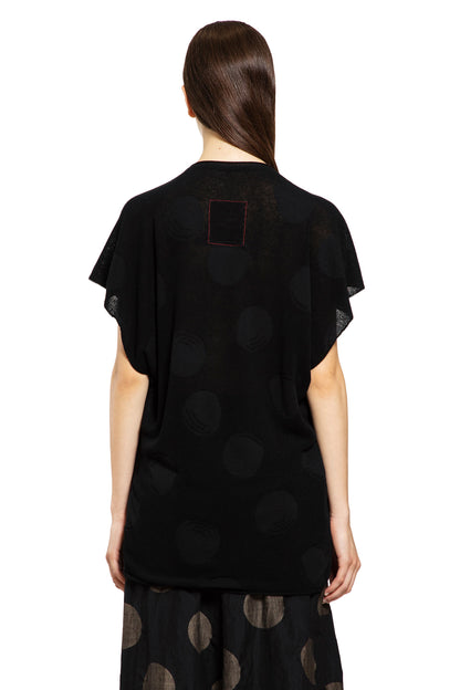 UMA WANG WOMAN BLACK TOPS