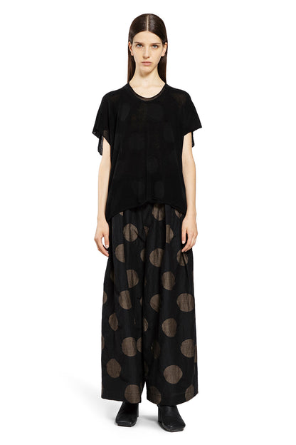 UMA WANG WOMAN BLACK TOPS