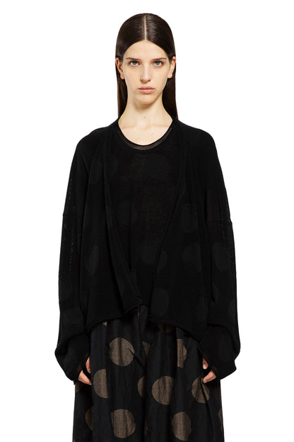 UMA WANG WOMAN BLACK KNITWEAR