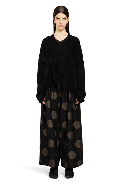 UMA WANG WOMAN BLACK KNITWEAR