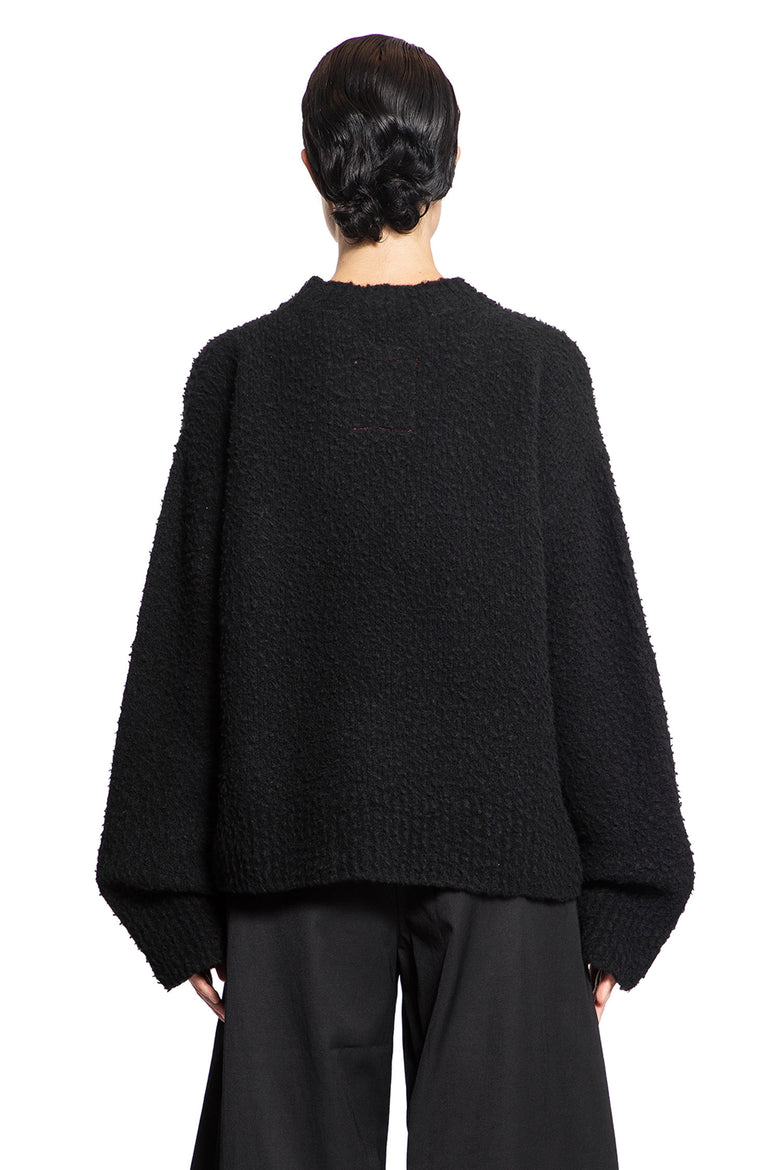 UMA WANG WOMAN BLACK KNITWEAR