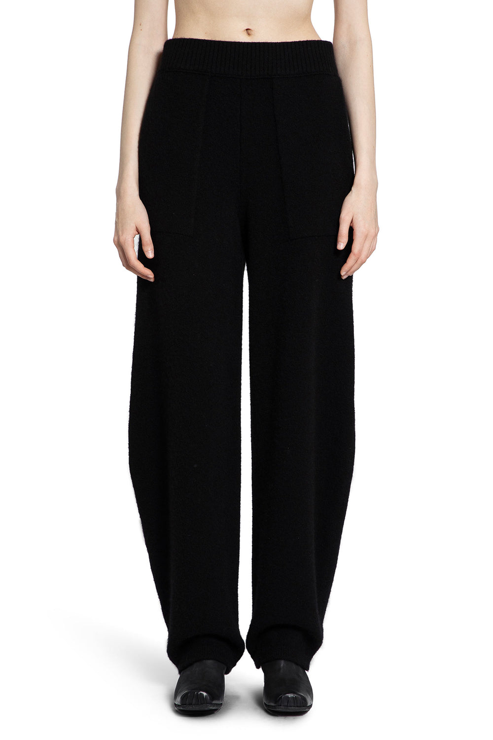 UMA WANG WOMAN BLACK TROUSERS