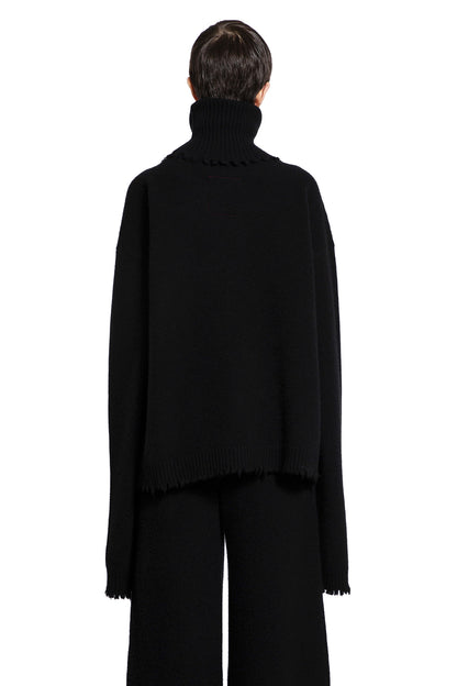 UMA WANG WOMAN BLACK KNITWEAR