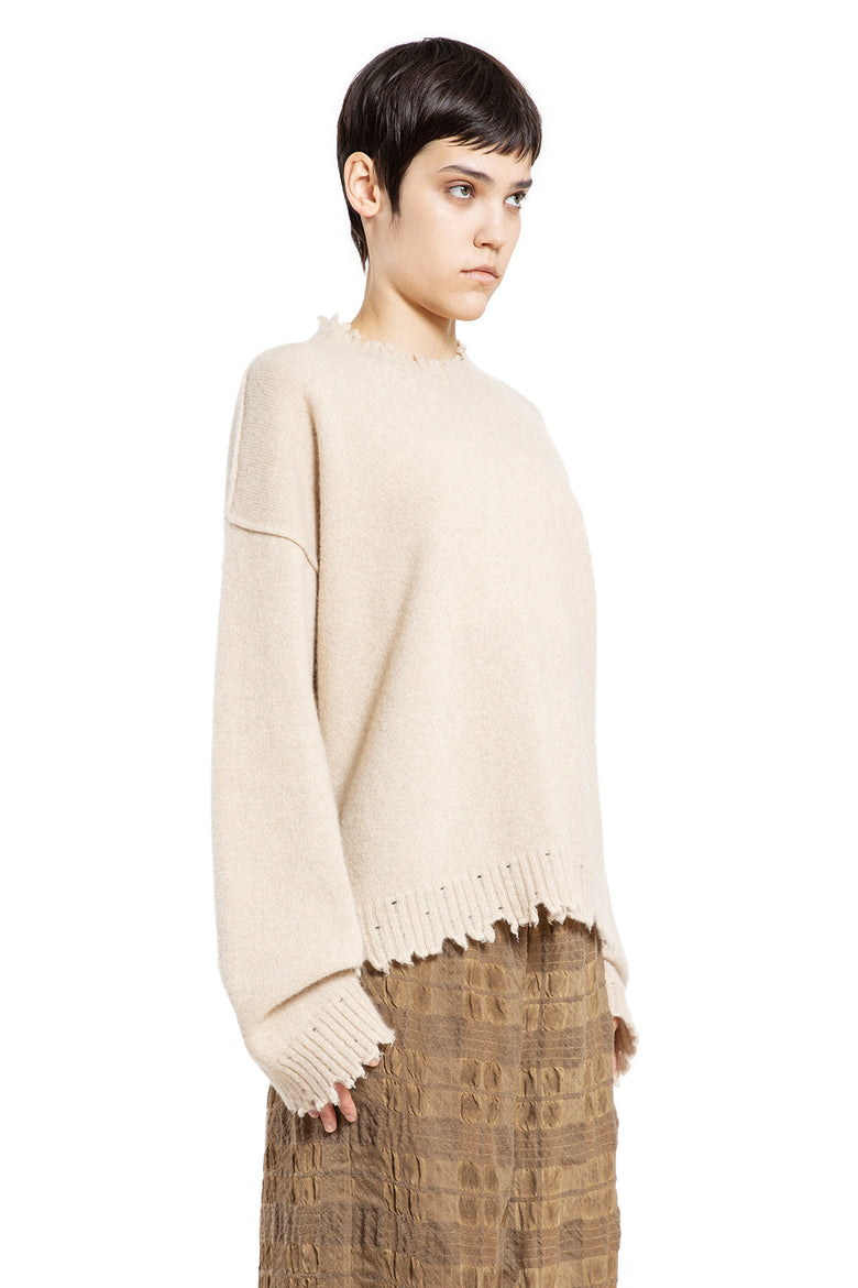 Frayed Cashmere Sweater