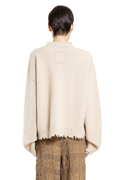 Frayed Cashmere Sweater