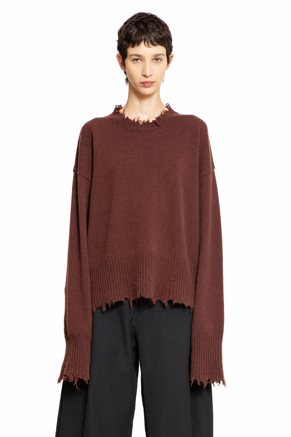 UMA WANG WOMAN RED KNITWEAR