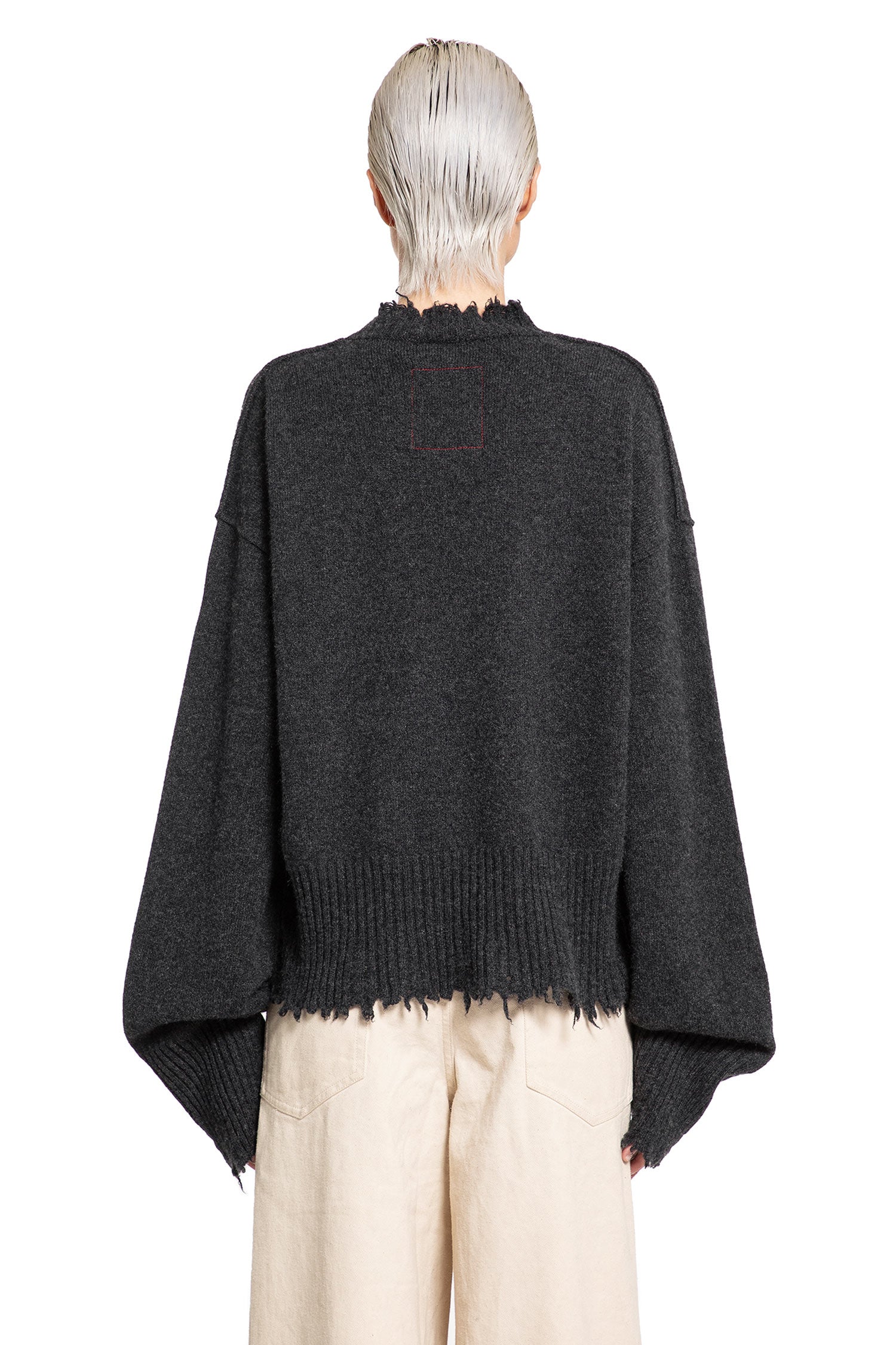 UMA WANG WOMAN GREY KNITWEAR