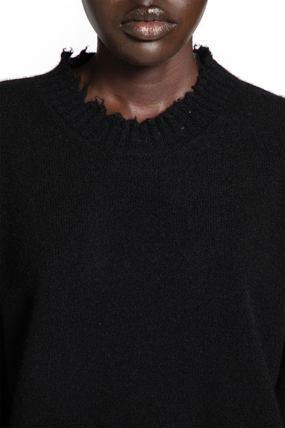 UMA WANG WOMAN BLACK KNITWEAR