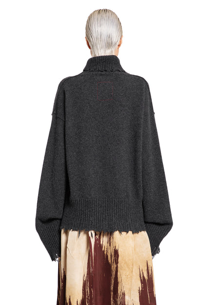 UMA WANG WOMAN GREY KNITWEAR